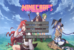 Скачать Mushoku Tensei Jobless Reincarnation Custom GUI для Minecraft 1.21.4