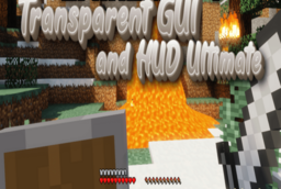 Скачать Transparent GUI and HUD Ultimate для Minecraft 1.21.4