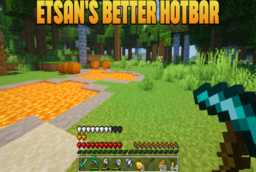 Скачать Etsan’s Better Hotbar для Minecraft 1.21.4