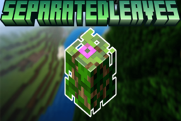 Скачать Separated Leaves для Minecraft 1.21.4