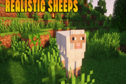 Скачать Realistic Sheeps для Minecraft 1.21.4