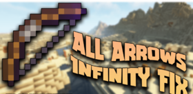 Скачать All Arrows Infinity Fix для Minecraft 1.21.5