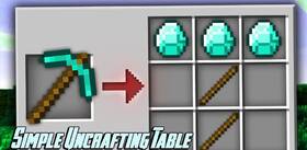 Скачать Simple Uncrafting Table для Minecraft 1.21.5