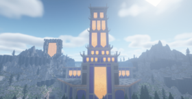 Скачать Futuristic Castle для Minecraft