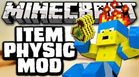 Скачать ItemPhysic для Minecraft 1.21.5