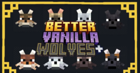 Скачать Better Vanilla Wolves для Minecraft 1.21.5