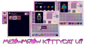 Скачать Meowmrow Kittycat UI для Minecraft 1.21.5