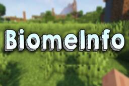 Скачать BiomeInfo для Minecraft 1.21.5