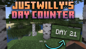 Скачать Justwilly’s Day Counter для Minecraft 1.21.5