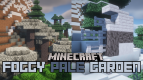 Скачать Foggy Pale Garden для Minecraft 1.21.5