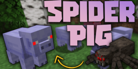 Скачать Spider Pig для Minecraft 1.21.5