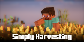 Скачать Simply Harvesting для Minecraft 1.21.5