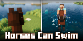 Скачать Horses Can Swim для Minecraft 1.21.5