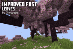 Скачать Spryzeen’s Improved Fast Leaves для Minecraft 1.21.5