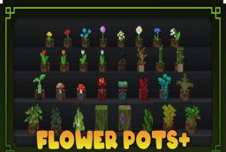 Скачать Flower Pots+ для Minecraft 1.21.5