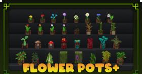 Скачать Flower Pots+ для Minecraft 1.21.5