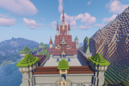 Скачать Elsa And Arendelle Castle для Minecraft