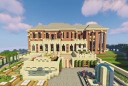 Скачать Luxury Brick Mansion для Minecraft