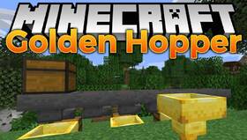 Скачать Golden Hopper для Minecraft 1.21.5
