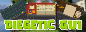 Скачать Diegetic GUI для Minecraft 1.21.5