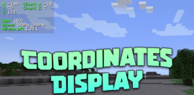 Скачать Coordinates Display для Minecraft 1.21.8