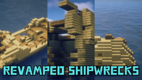 Скачать Revamped Shipwrecks для Minecraft 1.21.8