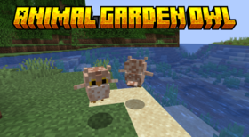 Скачать Animal Garden Owl для Minecraft 1.21.8