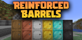 Скачать Reinforced Barrels для Minecraft 1.21.8