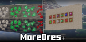 Скачать MoreOres+ для Minecraft 1.21.8