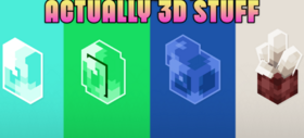 Скачать Actually 3D Stuff для Minecraft 1.21.8