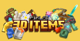 Скачать P1kl’s 3D Items для Minecraft 1.21.9