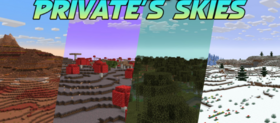 Скачать Private’s Skies для Minecraft 1.21.9
