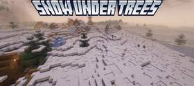 Скачать Snow Under Trees для Minecraft 1.21.9
