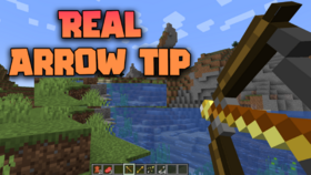 Скачать Real Arrow Tip для Minecraft 1.21.9