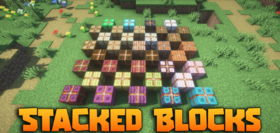 Скачать Stacked Blocks для Minecraft 1.21.10