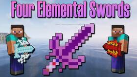 Скачать Four Elemental Swords для Minecraft 1.21.10