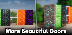 Скачать More Beautiful Doors для Minecraft 1.21.10