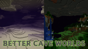 Скачать Better Cave Worlds для Minecraft 1.21.10