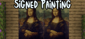 Скачать Signed Paintings для Minecraft 1.21.10