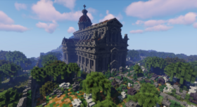 Скачать Halloween Baroque Cathedral для Minecraft