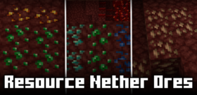 Скачать Resource Nether Ores для Minecraft 1.21.10