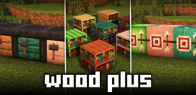 Скачать Wood Plus для Minecraft 1.21.10