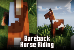 Скачать Bareback Horse Riding для Minecraft 1.21.10