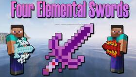 Скачать Four Elemental Swords для Minecraft 1.21.10