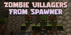 Скачать Zombie Villagers From Spawner для Minecraft 1.21.10