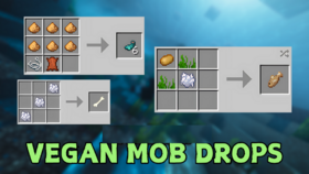 Скачать Vegan Mob Drops для Minecraft 1.21.11