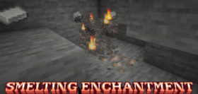 Скачать Smelting Enchantment для Minecraft 1.21.11