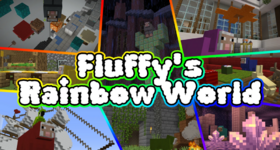 Скачать Fluffy’s Rainbow World для Minecraft