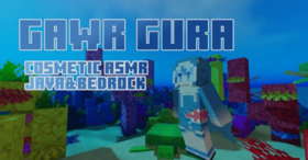 Скачать Gawr Gura для Minecraft 1.21.11