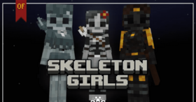 Скачать Skeleton Girls для Minecraft 1.21.11